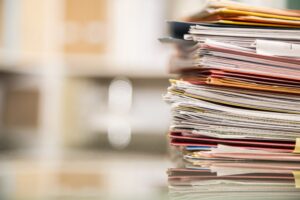 Stack of papers